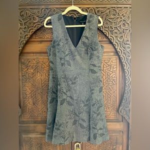 Banana Republic wool botanical dress
